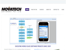 Tablet Screenshot of novatechsoftware.com